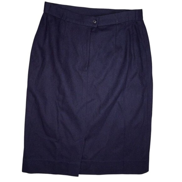 Vintage Wool Skirt Bundle - Red, Navy, Burgundy - Size 12 - Norton McNaughton, - Picture 8 of 16